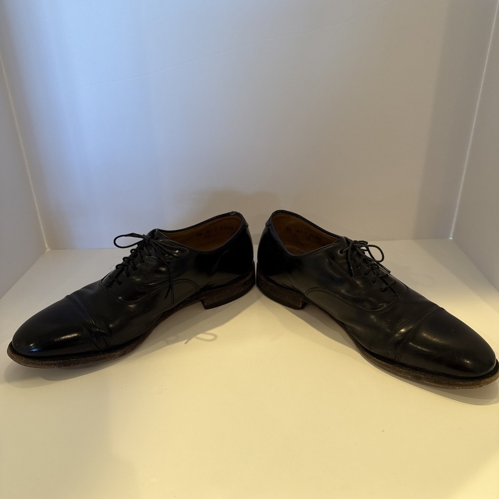 Johnston & Murphy Optima Black Leather Dress Shoes - Picture 3 of 7